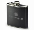 PIERSIÓWKA 180ml z EKOSKÓRA z GRAWEREM dla FIRM