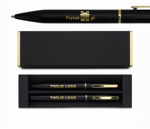 Zestaw piśmienniczy ze ZŁOTYM GRAWEREM