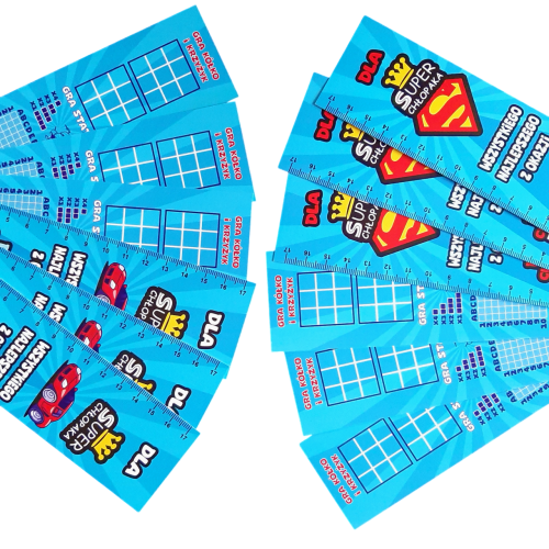 Zestaw dzień chłopaka zakładka linijka