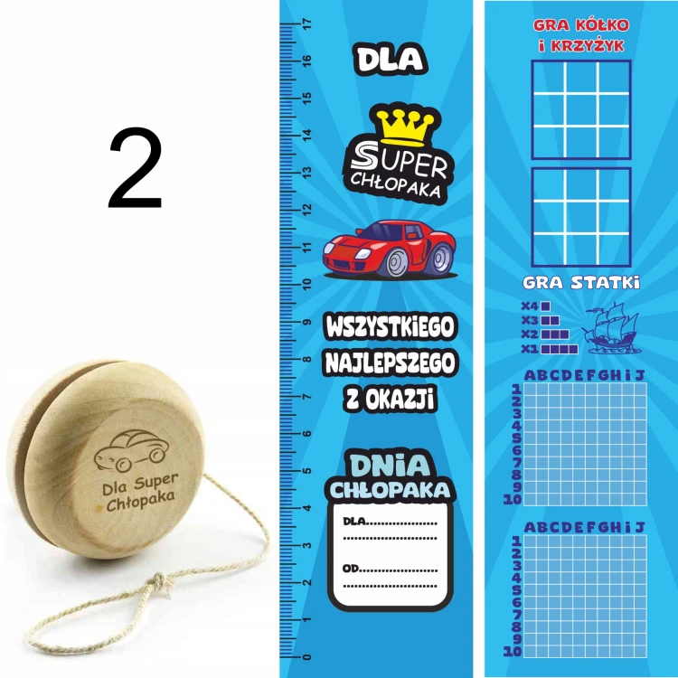 Super PREZENT na DZIEŃ CHŁOPAKA -JOJO + ZAKŁADKA