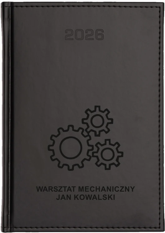 Kalendarz Książkowy A5 Tygodniowy Czarny