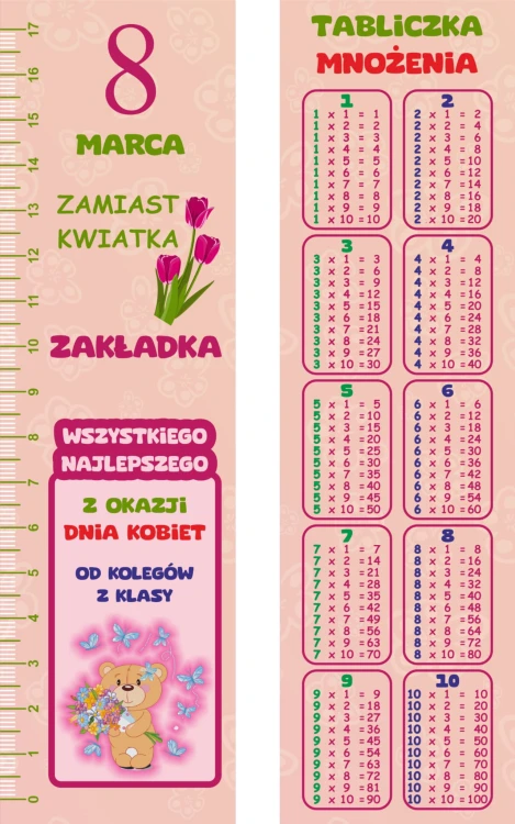 Prezent na dzień kobiet linijka + jojo