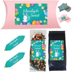 PREZENT WIELKANOCNY - KAWA + HERBATA + KRÓWKI