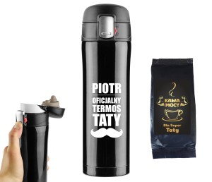 Kubek termiczny  440 ml + kawa