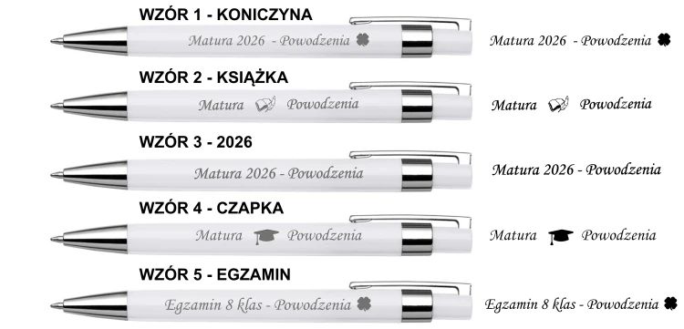 długopis  Plastik matura egzamin 8 klas