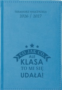 KALENDARZ NAUCZYCIELA JASNY NIEBIESKI Vivella A5 Dzienny 2026/27