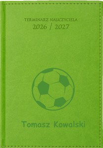 KALENDARZ NAUCZYCIELA JASNY ZIELONY Vivella A5 Dzienny 2026/27