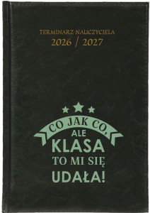 KALENDARZ NAUCZYCIELA BALADEK A5 Dzienny Zielony 2026/27