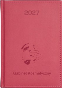 Kalendarz Książkowy B6 Dzienny Różowy 2027 - Vivella