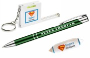 3w1 Poziomica SUPERMAN + Długopis + Krówka ZIELONY.jpg
