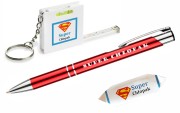3w1 Poziomica SUPERMAN + Długopis + Krówka CZERWONY.jpg