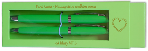 ZESTAW PIŚMIENNICZY PREZENT Z GRAWEREM