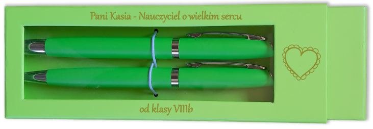 ZESTAW PIŚMIENNICZY PREZENT Z GRAWEREM