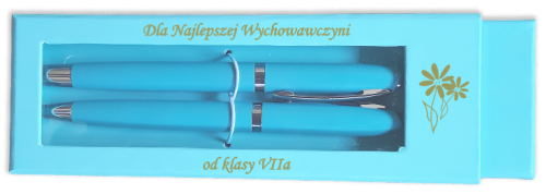 ZESTAW PIŚMIENNICZY PREZENT Z GRAWEREM