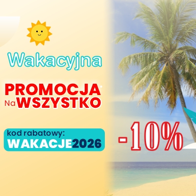 Wakacyjna Promocja na wszystko z kodem rabatowy: WAKACJE2026